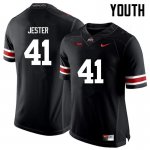 Youth Ohio State Buckeyes #41 Hayden Jester Black Nike NCAA College Football Jersey Colors UZE0544KA